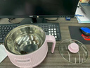 长虹（CHANGHONG）电煮锅多功能蒸煮煎炒一体小电锅宿舍学生煮面锅家用电热火锅炒锅 米白1.5L 304内胆【304蒸笼】 实拍图
