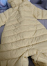 迷你巴拉【迷你小蛋仔】儿童连体羽绒服男女童宝宝冬日保暖萌趣外套新款 蜜糖黄 -白鸭绒【舒适换季】 100 CM -充绒量78.7g 实拍图
