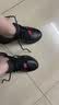 斯凯奇（Skechers）男士运动皮鞋软底足弓支撑运动鞋系带绅士商务鞋 BLK黑色 39.5 实拍图