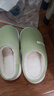 朴西冬天棉拖鞋女士踩屎感毛绒厚底情侣居家室内加绒保暖秋冬季拖鞋女 浅绿 36-37 实拍图