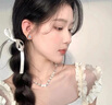 唯一（Winy）999纯银耳钉送老婆生日七夕情人节礼物女生显气质高级感耳环饰 实拍图