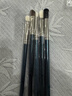 AOLANLA大师级5支眼影刷套装眼部晕染刷细节刷卧蚕下至动物毛羊毛化妆刷 实拍图
