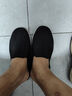 双星八特老北京布鞋男 轮胎底劳保布鞋一脚蹬工作鞋 SX10黑色四季款 40 实拍图