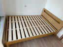 图柔【顺丰闪发】床实木床现代简约双人床主卧大床单人床出租床 单床+5CM床垫 1.5*2米 框架结构 实拍图