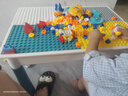 麦格萌（MAIGEMENG）儿童积木桌玩具男孩女孩宝宝大颗粒积木拼装3-6岁六一生日礼物 特大桌+1椅+500大颗粒+4增高收纳 实拍图