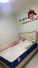 儿童床女孩波浪床现代简约床头带灯公主床网红储物女生实木真皮床 单床【颜色备注】-送货安装 1.5米*2.0米框架结构 实拍图