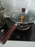 九阳（Joyoung）炒锅铁锅无涂层精铁锅炒菜锅炉灶通用32cm带盖CF32-C121 实拍图