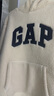 GAP男女装2025秋季新款logo印花抓绒宽松运动连帽衫卫衣786920 海军蓝 3XL (185/108A) 亚洲尺码 实拍图