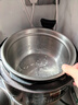 美的（Midea）电压力锅内胆电高压锅内锅压力锅锅胆圆灶釜内胆304不锈钢内胆不粘锅易清洗 美的电压力锅4.8升不锈钢内胆【送饭勺】 实拍图