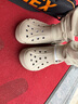 卡骆驰（CROCS）洞洞鞋贝雅男鞋女鞋轻便耐磨一脚蹬拖鞋休闲鞋|10126 卵石色-2V3 40 (250mm) 实拍图