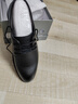蜘蛛王皮鞋春秋季男士真皮男鞋舒适商务系带正装德比婚鞋 28015 黑色 37 实拍图