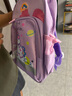 艾欣儿 幼儿园书包女小班中大班时尚卡通动漫三3-6岁儿童小学生男女孩超轻减负护脊小背包 紫色小马图案 实拍图