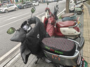 雅迪电动车挡风被电瓶车挡风被冬季加厚电瓶车挡风保暖标准款-黑色 实拍图
