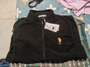 U.S. POLO ASSN.马甲男抓绒摇粒绒春秋立领无袖背心男装外套黑色4XL 实拍图