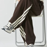 阿迪达斯（adidas）运动裤女宽松阔腿棉质休闲舒适百搭毛圈布香蕉裤 深棕 XS 实拍图