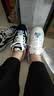 斯凯奇（Skechers）女鞋秋季蕾丝熊猫鞋厚底增高百搭休闲运动经典复古老爹鞋 白色/WHT 38.5 尺码偏大，建议选小半码 实拍图