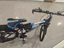 金武端自行车成人山地车公路赛车单车骑行变速超轻越野中学生初中青少年 旗舰版-三刀轮-黑蓝色 26寸21速 实拍图