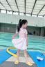 卡汐沐 儿童泳衣女连体青少年泳衣中大童学生2025新款裙式防晒速干泳衣 儿童泳衣粉色 优质版 2XL 【建议65-85斤】 实拍图