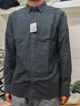 佐丹奴衬衫外套男纯棉法兰绒复古单口袋男士长袖休闲衬衣01044876 实拍图