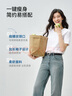 京东京造短袖T恤女10A抗菌秋季新款修身显瘦女装抑菌防汗 黑色圆领 2XL 实拍图