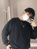 GENIOLAMODE【敖瑞鹏代言】卫衣男纯色休闲圆领长袖上衣日常百搭衣服男装 实拍图