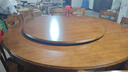 歆菲逸 实木餐桌家用圆形转盘餐桌椅组合吃饭桌中式圆桌餐厅家具桌子 1.8米餐桌+10椅带转盘 实拍图