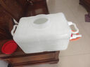 方形塑料水箱家用蓄水桶卧式储水用大号储水桶大容量存水塔储水罐 白色-装水30斤卧方桶 抗老化款 实拍图