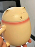 南山先生 招财猫马克杯带盖创意定制泡茶杯粗陶瓷茶水分离过滤高档便携 （渐变粉）_带过滤 实拍图