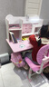 忆瞳儿童学习桌小学生家用写字书桌小孩写作业专用桌子可升降桌椅套装 80小女孩-环保桌椅-阅+矫+台灯 实拍图
