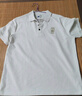 回力（Warrior）男士高端polo衫夏季国潮休闲运动冰丝凉感速干短袖男 白色 XL 实拍图