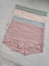 婷美（GRACEWELL）女士内裤纯棉100%全棉10A抗菌裆高腰收腹无痕提臀平角短裤大码 实拍图
