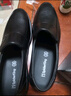 蜘蛛王男士皮鞋一脚蹬春秋商务休闲皮鞋真皮中老年爸爸鞋 48475 黑色 42 实拍图