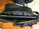 吉普斜挎包男士大容量磁吸扣单肩包休闲胸包上班骑行旅行挎包邮差包 黑色【升级加大容量+可放11寸平板】 实拍图