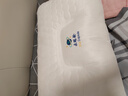 南极人（Nanjiren）乳胶枕头枕芯睡眠深度颈椎枕护颈枕睡觉专用天然橡胶成人整头抗菌 云端乳胶护颈枕圆点蓝 【中高枕】 【48x74cm一对装】【匠心品质】 实拍图
