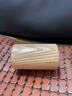 勤尚善坊实木牙签盒自动半按压式轻奢家用牙签筒个性创意大理石高档牙签桶 原木鼓形 实拍图