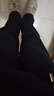 真维斯（Jeanswest）美式高街春秋季复古牛仔裤男百搭男裤宽松微喇长裤子男 黑色 L 实拍图