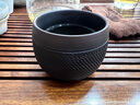 瑞缶紫陶手工雕刻茶杯紫砂功夫茶具陶瓷品茗杯大号主人杯家用高档茶壶 10款刀刻杯6x6cm（120毫升） 实拍图
