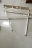 晾衣架落地家用阳台院子折叠防风伸缩晒被子神器加粗加厚卧室 2.3米伸缩-【奶油白】 防风马蹄脚【超强承重】 实拍图