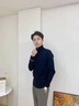 才俏毛衣男2025秋冬季针织衫男新款打底针织衫修身半高领休闲百搭上衣 高领黑色 M 【建议95-110斤】 实拍图