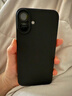 品胜 适用苹果16Plus手机壳 iPhone16Plus柔性液态壳全包防摔防磨防震亲肤男女款超薄保护套软壳 黑色 实拍图