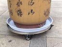 不锈钢圆形可移动花盆带轮托盘鱼缸底座承重万向轮盆景架置物架 直径50㎝加强8轮 金钱款 实拍图