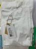 极麻基础款圆领竹节棉T恤衫男士休闲薄款白色修身柔软日系百搭男T恤衫 白色 XL（140-160斤左右） 实拍图