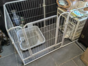 贝初众狗围栏室内宠物围栏狗笼子狗栅栏狗笼小中大型犬猫围栏狗笼折叠 160*80*80【适合中大型犬】 【6片】自由拼接组合围栏 加粗加密框架/无惧啃咬 实拍图