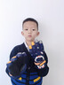 牧萌儿童手套滑雪手套男童骑行防水小孩玩雪卡通保暖手套 藏青色 M 实拍图