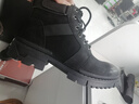 强人马丁靴头层牛皮户外男靴时尚复古秋冬短靴 218031 黑色 42 实拍图