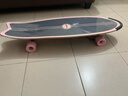 迈卡龙S7陆地冲浪板初学者滑板成人儿童专业刷街代步免蹬地陆冲板大鱼板 S7-32寸木纹 实拍图