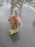 牧萌儿童雨衣男童女童防水全身雨披幼儿园小学生雨具 黄色小黄鸭 S 实拍图