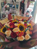 艾斯维娜鲜花速递向日葵混搭花束生日礼物全国同城配送 33朵玫瑰+5朵向日葵混搭花束 实拍图