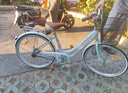 邦德·富士达 自行车女式24/26寸学生成人城市通勤复古淑女单速/7级变速买菜车 24寸钢架单速 青山灰 实拍图