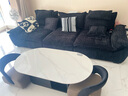 耶尔帆船沙发客厅2025新款中古风可移动靠背云朵棉麻雪尼尔沙发 3.0米多人位 雪尼尔1.2M宽固定坐深羽绒坐垫 实拍图